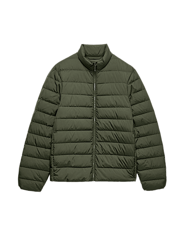 Feather and Down Packaway Puffer Jacket