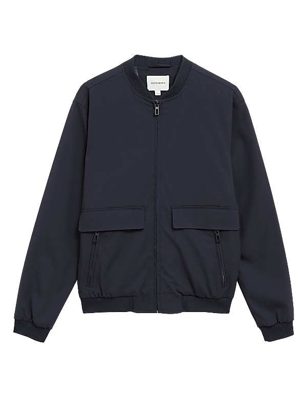 Buy Smart Bomber Jacket with Stormwear at Marks Spencer