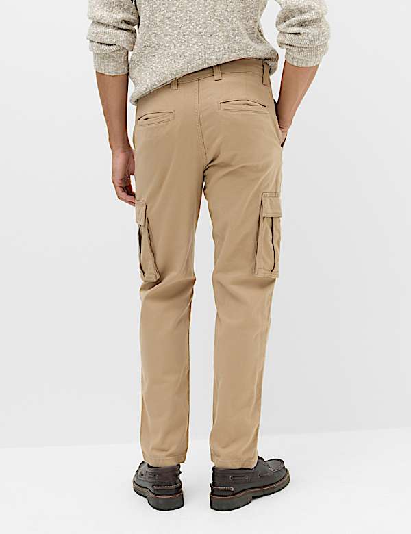 Straight Fit Cargo Trousers - GR