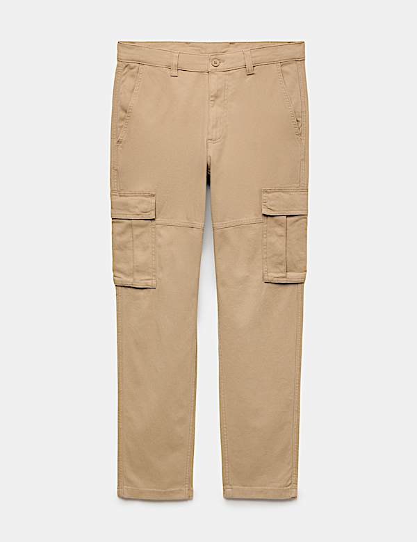 Straight Fit Cargo Trousers - GR