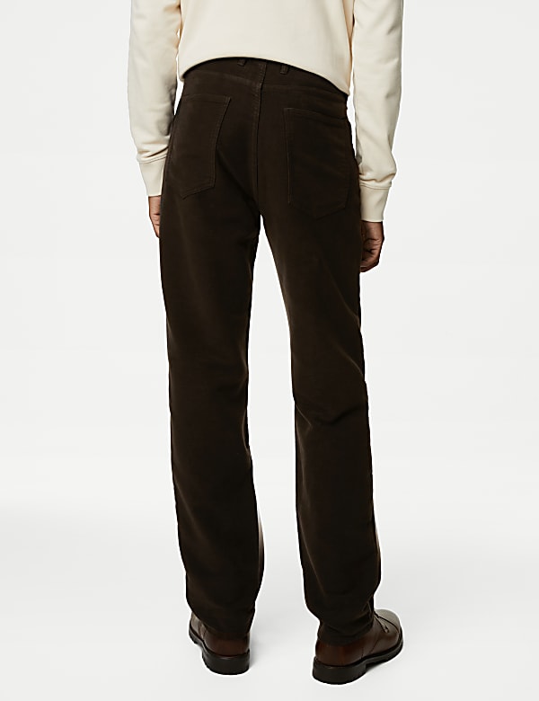 Regular Fit Moleskin Trousers