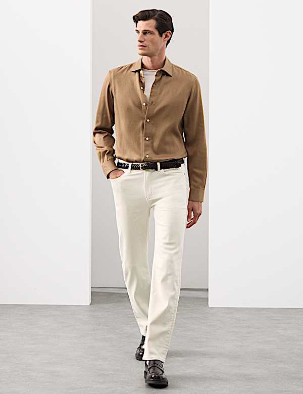 Straight Fit Italian Soft Touch Jeans