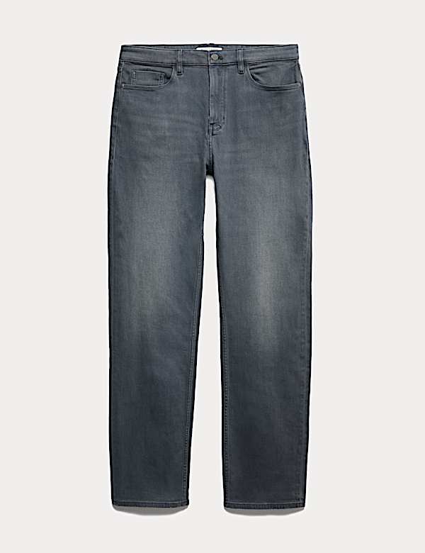 Italian Soft Touch Straight Fit Jeans - EE