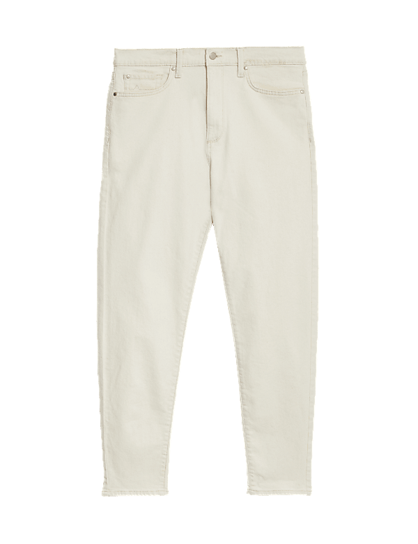 Tapered Fit Stretch Jeans