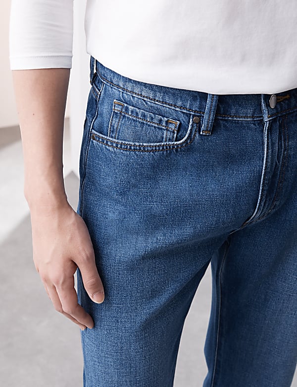 Straight Leg Soft Touch Jeans