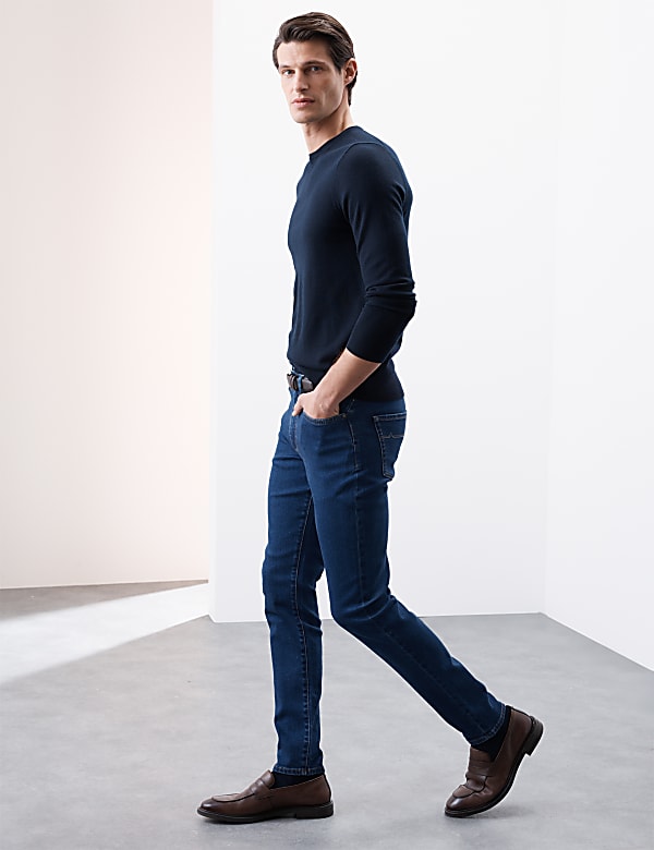 Slim Fit Soft Touch 5 Pocket Jeans