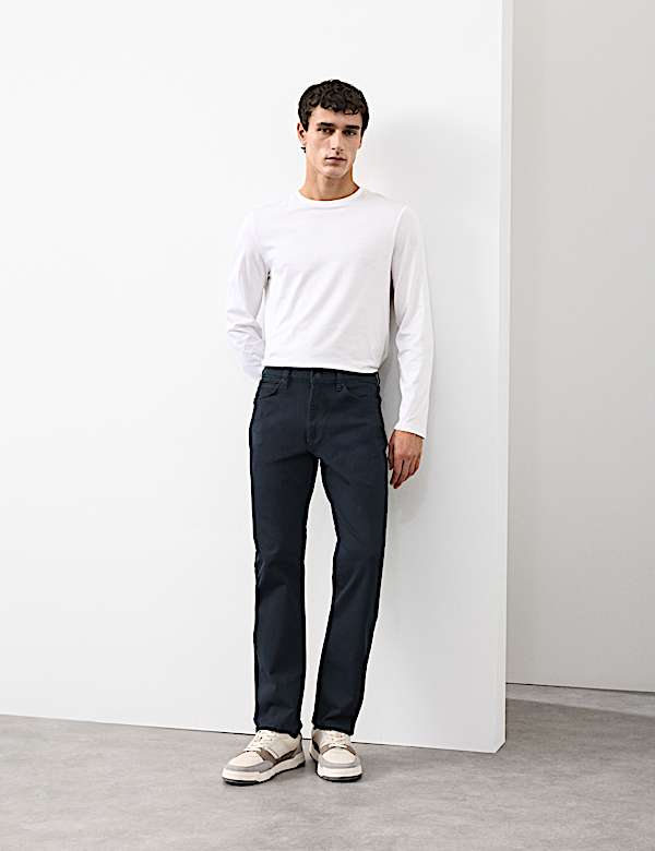 ג'ינס 360&lrm; Flex Stretch בגזרה ישרה - IL