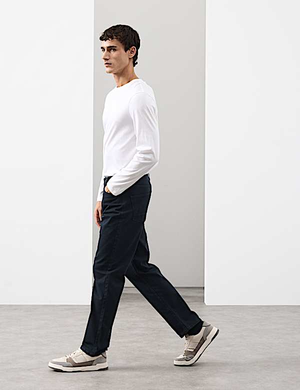 ג'ינס 360&lrm; Flex Stretch בגזרה ישרה - IL