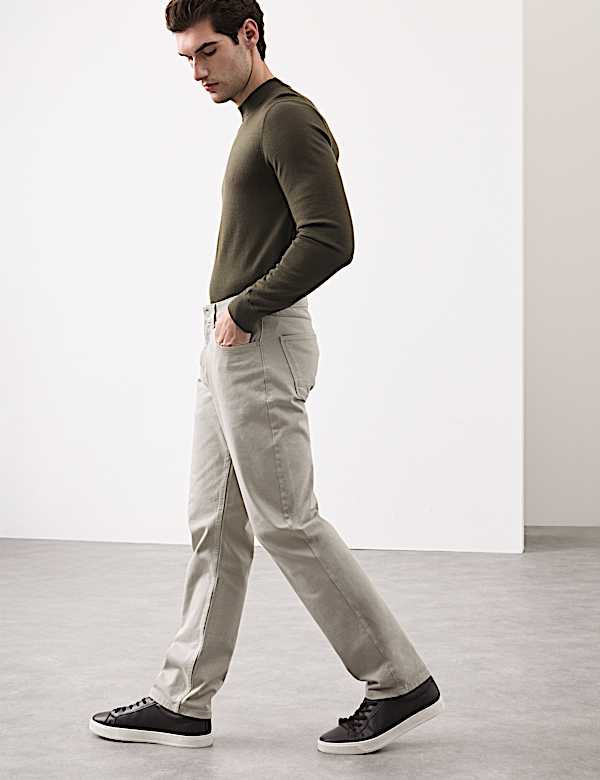 Straight Fit 360 Flex Stretch Jeans - FR