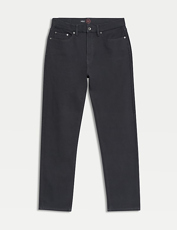 Jeans mit Rundum-Superstretch, Straight Fit - AT