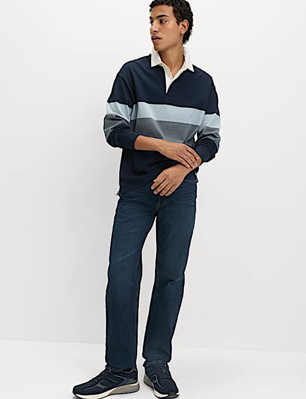 Straight Fit 360 Flex Stretch Jeans - FR