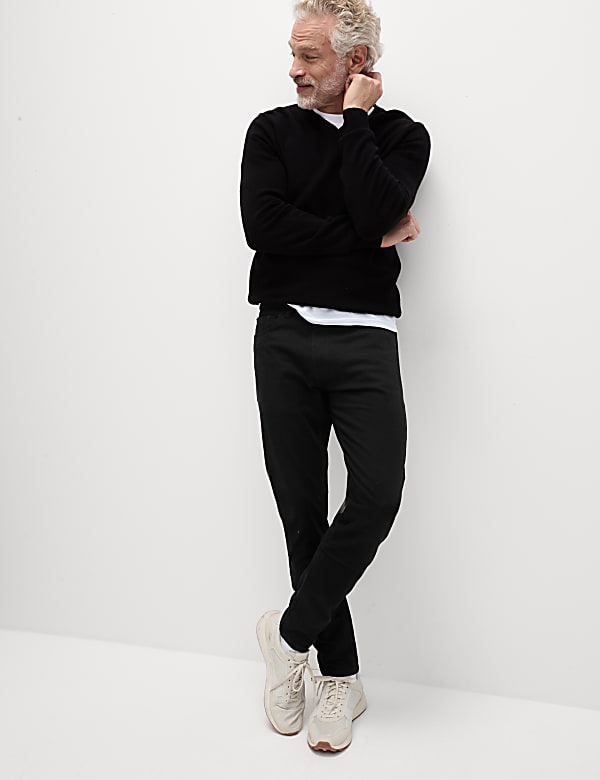 Jean coupe skinny avec flexibilit&eacute; 360 degr&eacute;s - LU