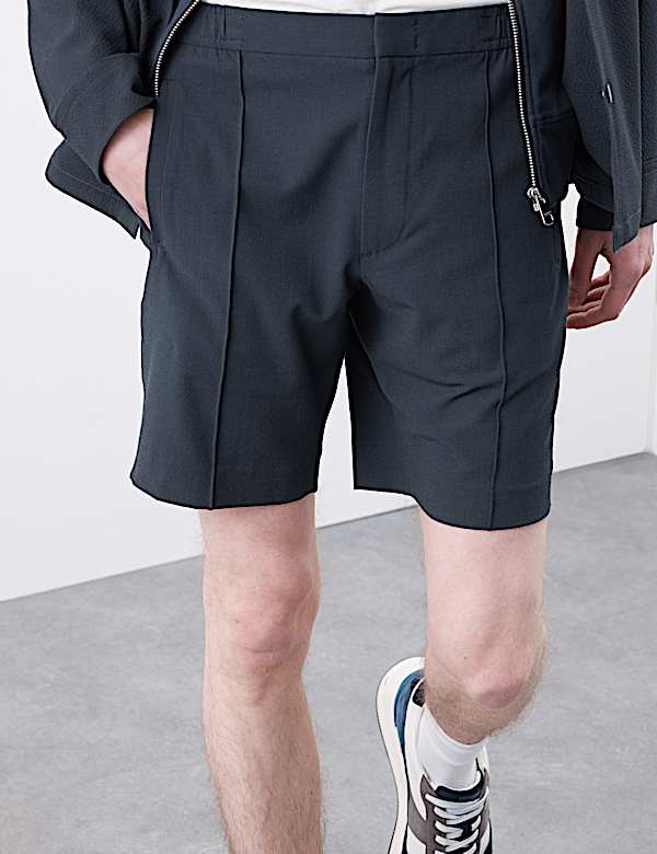 Seersucker Chino Shorts - MX