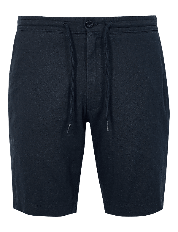 Linen Blend Regular Fit Short