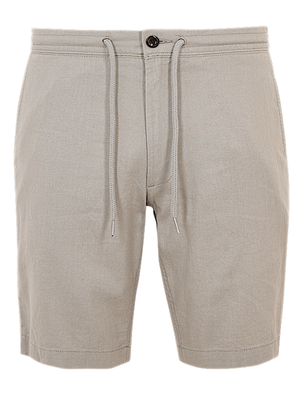 Linen Blend Regular Fit Short