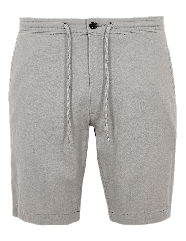 Linen Blend Regular Fit Short