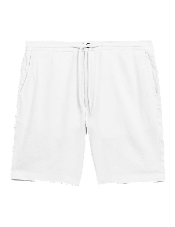 Linen Blend Regular Fit Short