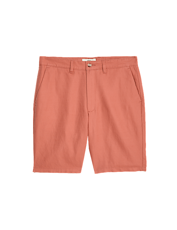 Linen Blend Chino Shorts