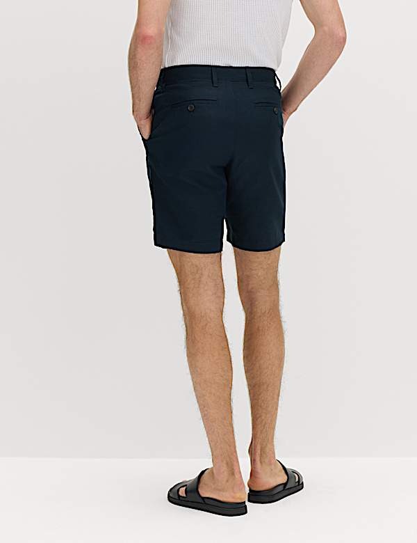 Linen Blend Chino Shorts - IL