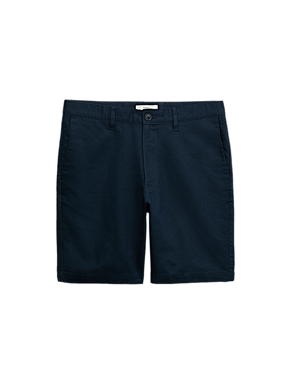 Linen Blend Chino Shorts