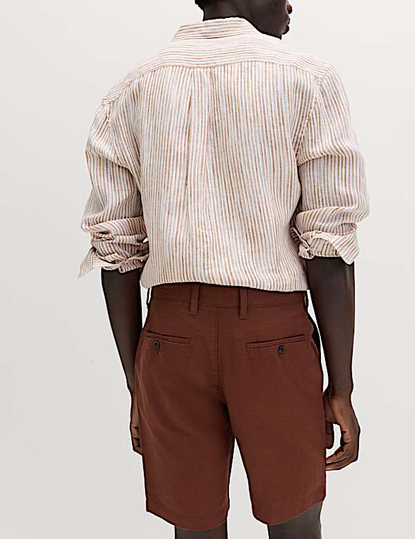 Linen Blend Chino Shorts - KR