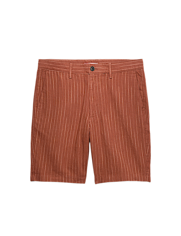 Linen Blend Chino Shorts