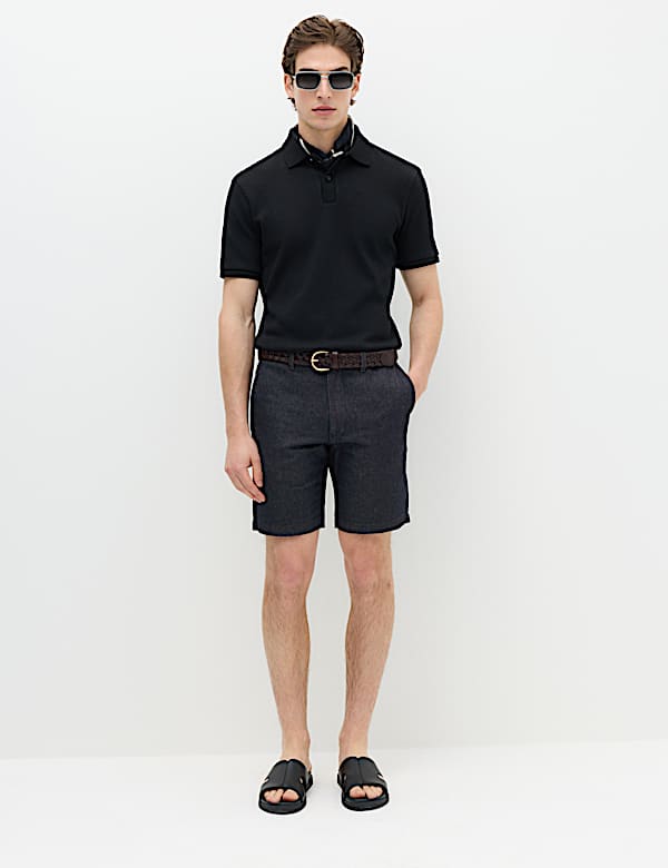 Linen Blend Chino Shorts