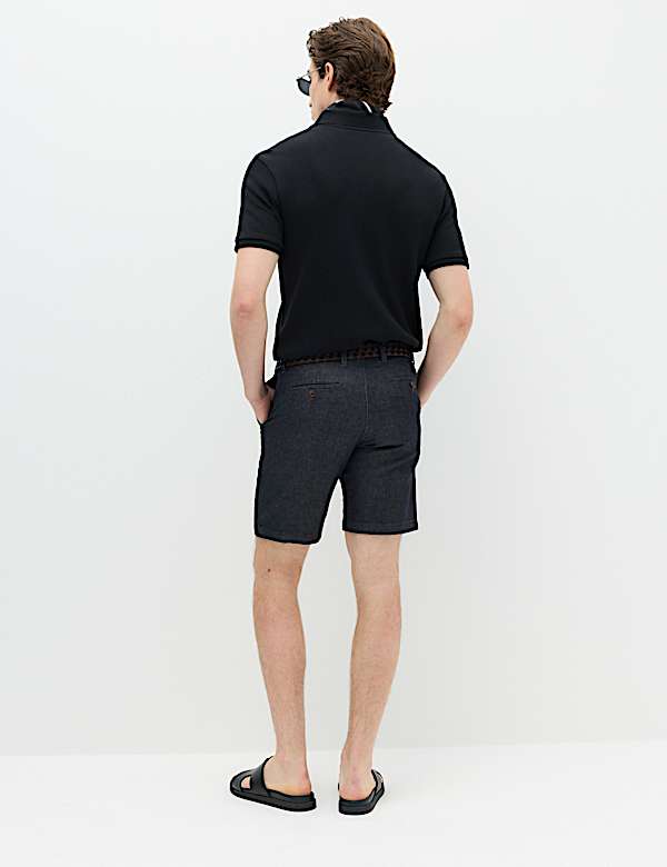 Linen Blend Chino Shorts