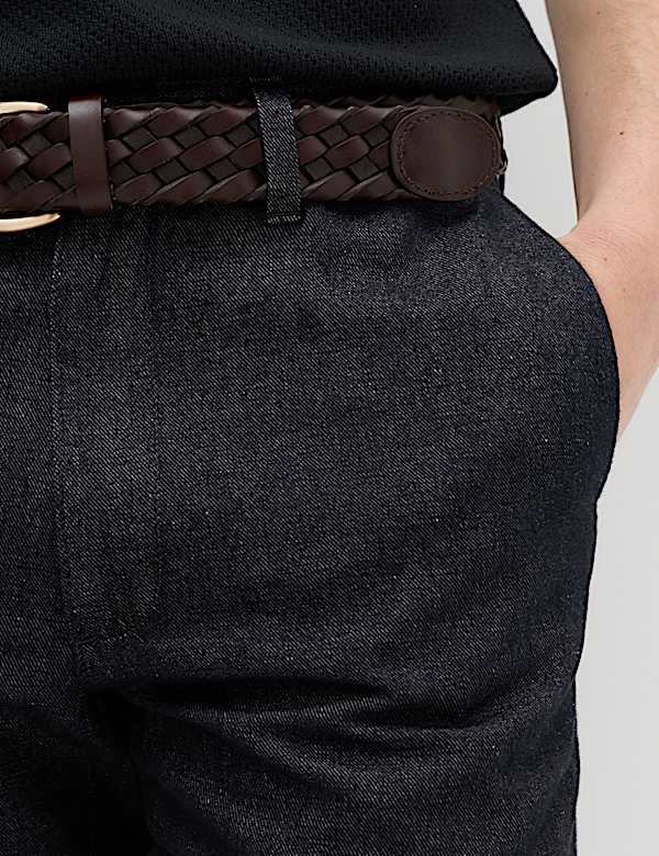 Linen Blend Chino Shorts