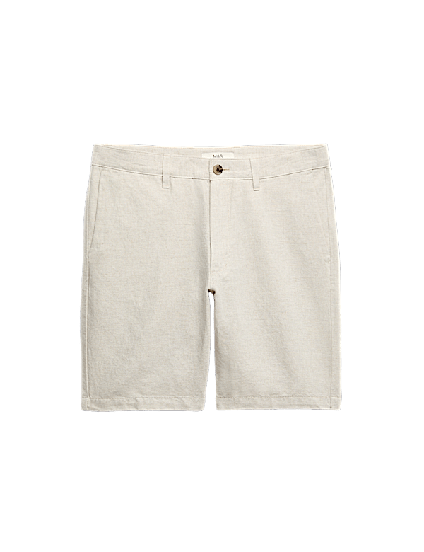 Linen Blend Chino Shorts