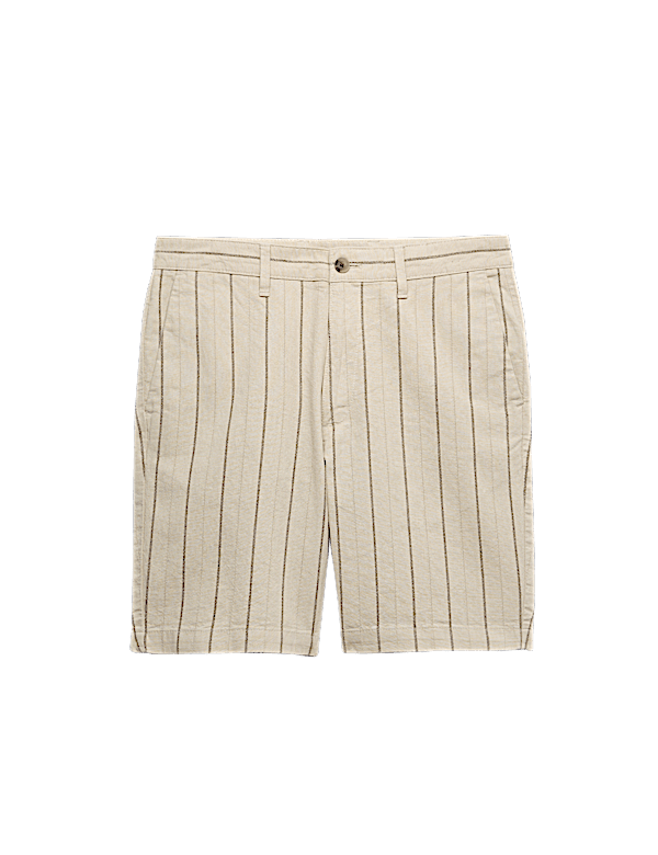 Linen Blend Chino Shorts