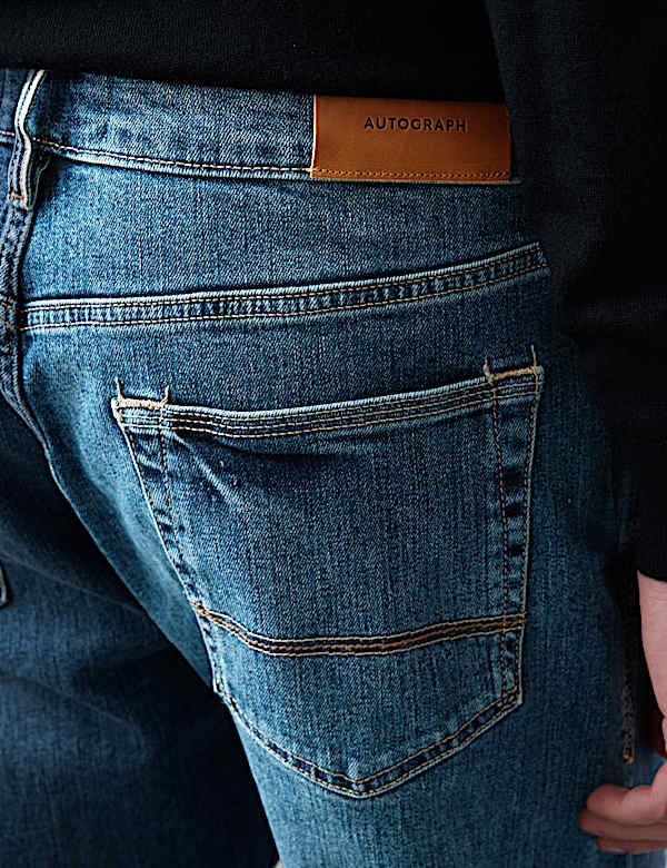 Slim Fit Japanese Selvedge Stretch Jeans