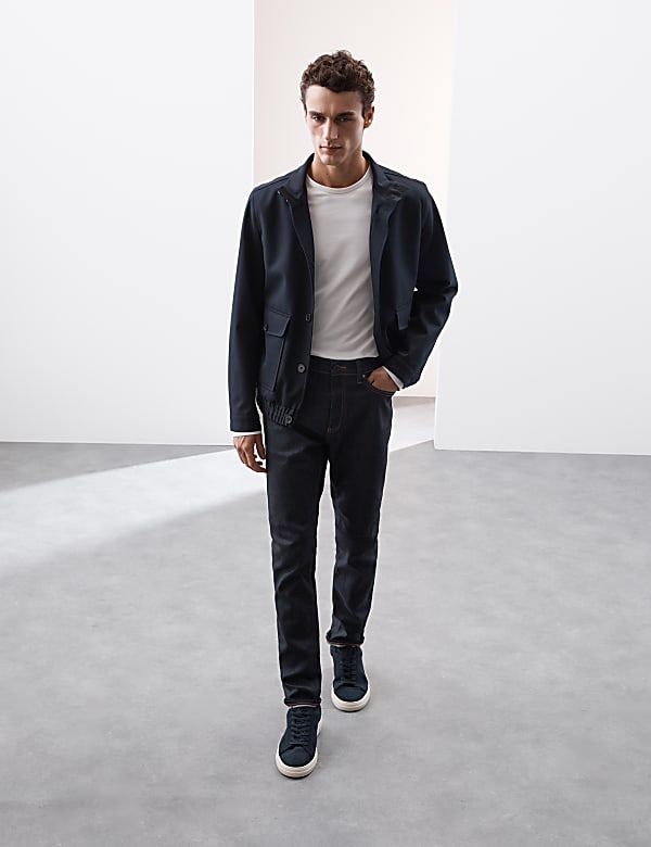 Buy Slim Fit Japanese Selvedge Stretch Jeans at Marks & Spencer