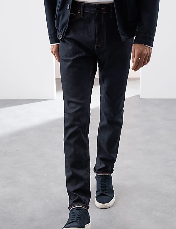 Slim Fit Japanese Selvedge Stretch Jeans