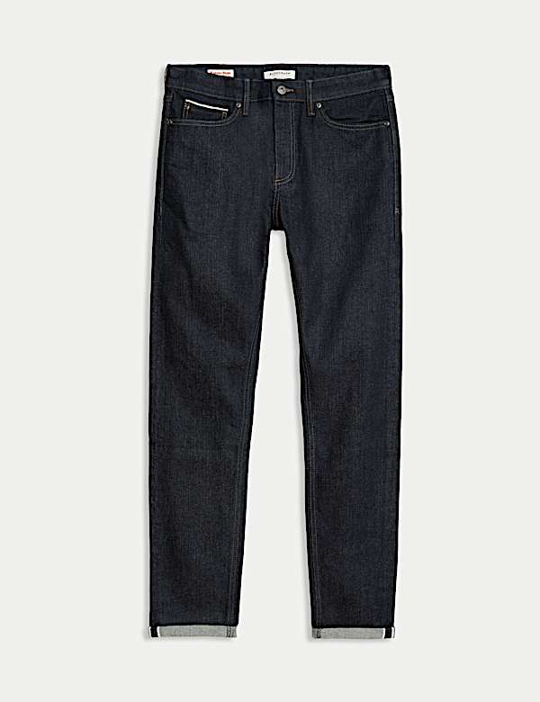 Slim Fit Japanese Selvedge Stretch Jeans - US
