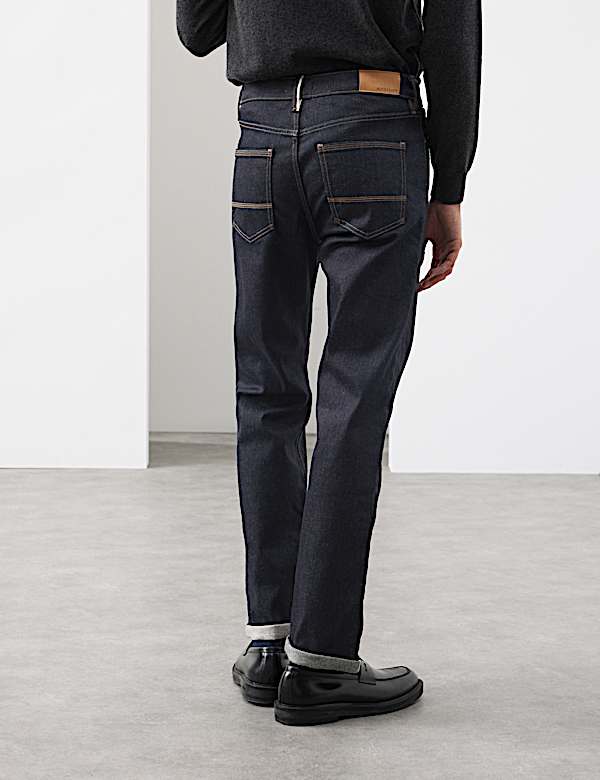 Straight Fit Japanese Selvedge Jeans - CA
