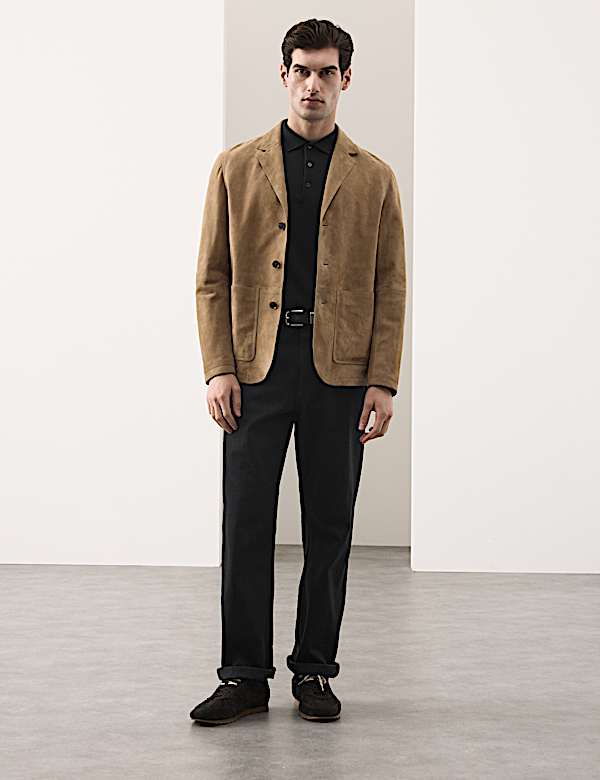 Loose Fit Pure Cotton Japanese Selvedge Jeans - BG