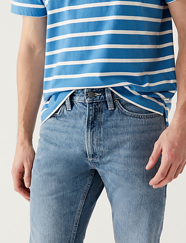 Slim Fit Pure Cotton Jeans