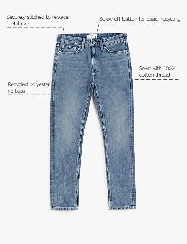 Slim Fit Pure Cotton Jeans