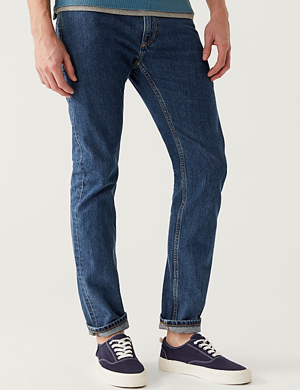 Slim Fit Pure Cotton Jeans