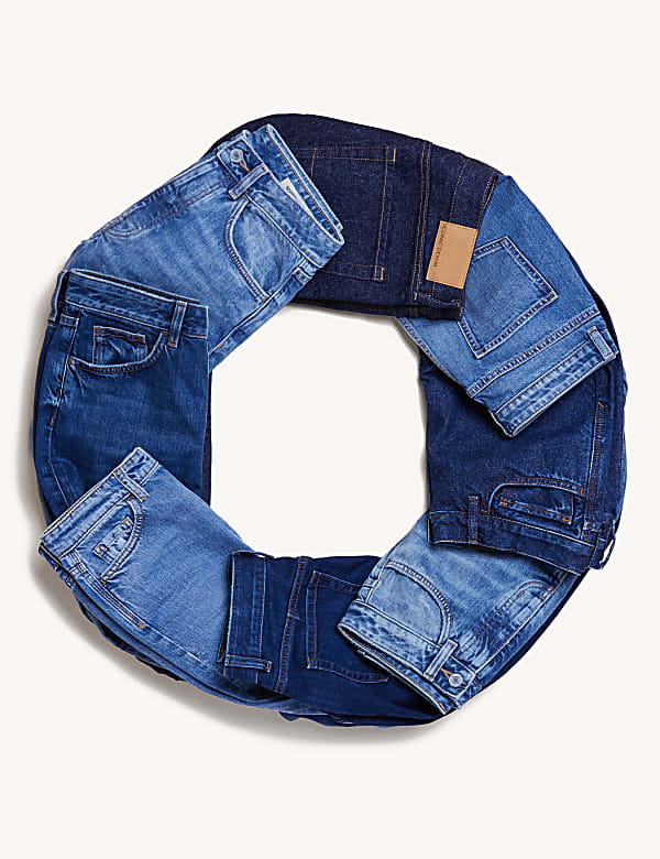 Slim Fit Pure Cotton Jeans