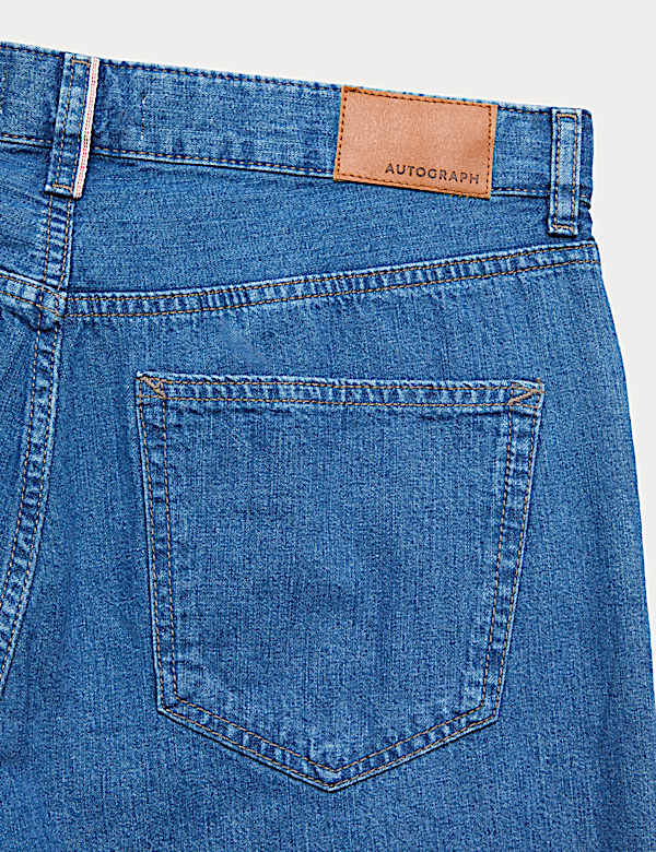 Lehk&eacute; selvedge dž&iacute;ny rovn&eacute;ho střihu - CZ