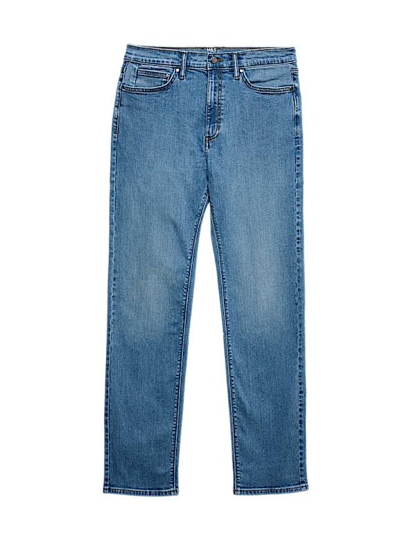 Straight Fit Stretch Jeans