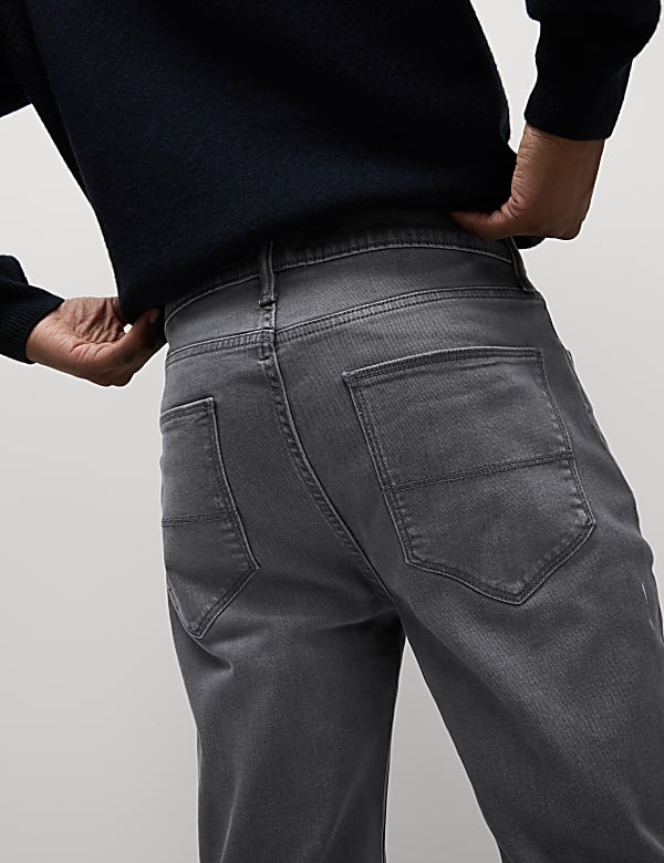 Straight Fit Stretch Jeans