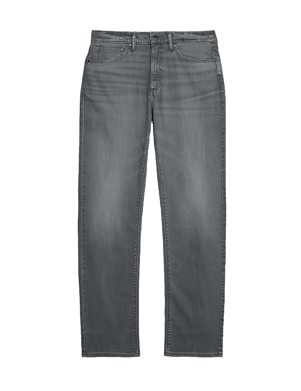 Straight Fit Stretch Jeans