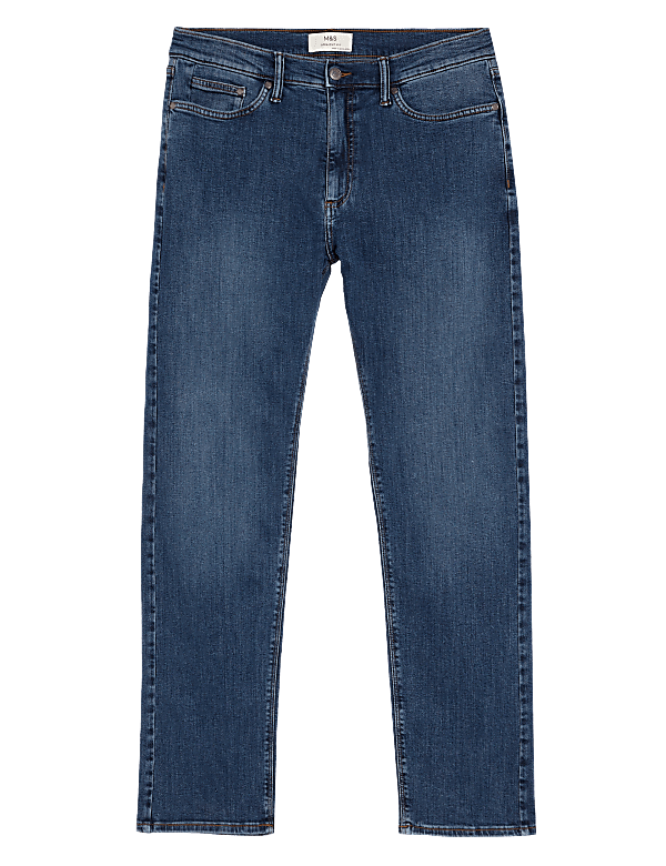 Straight Fit Stretch Jeans