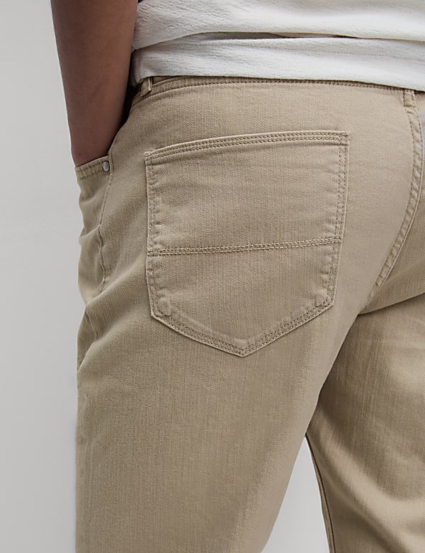 Straight Fit Stretch Jeans