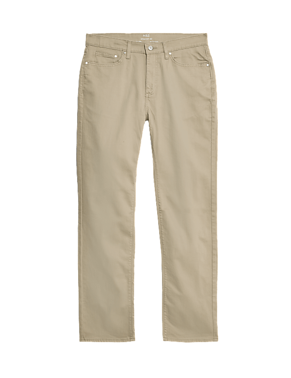 Straight Fit Stretch Jeans