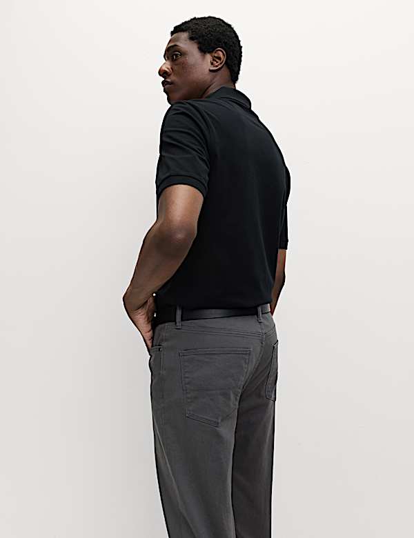 Straight Fit Stretch Jeans