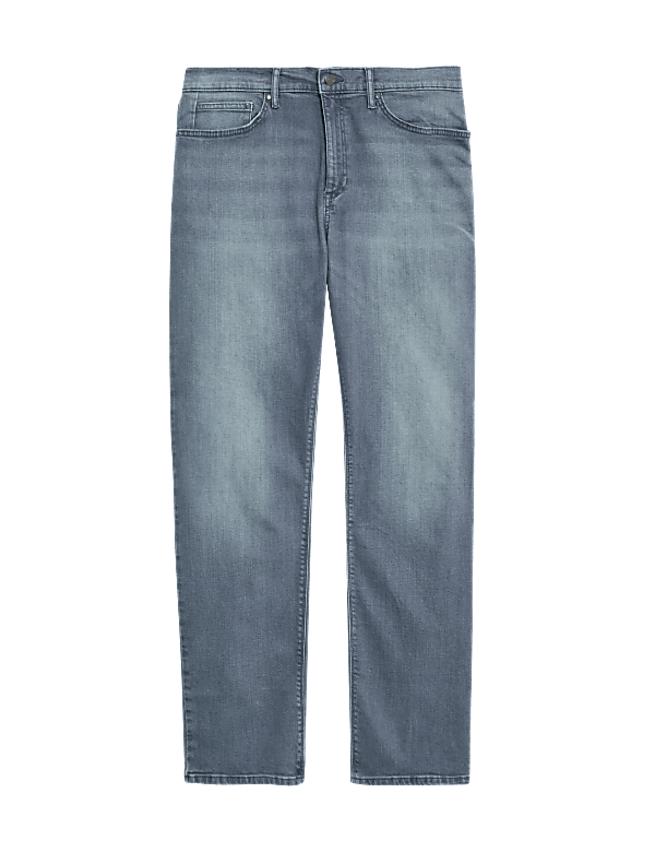 Straight Fit Stretch Jeans